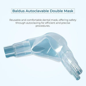 Baldus Double Mask Adult Transparent, Autoclavable