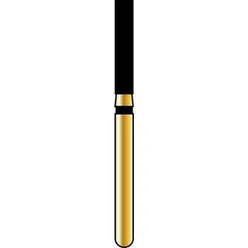 DIATECH Diamond FG Instrument Gold Plated (P/5) G886K-314-018-9.5-ML