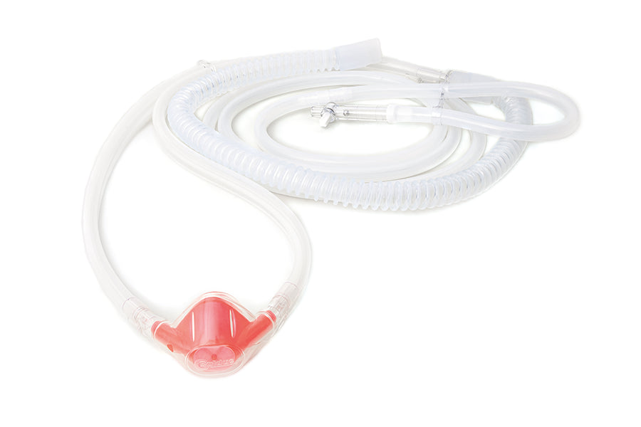 Baldus Double Mask Pedo Scavenger System Transparent Autoclavable with Vacuum Control Block