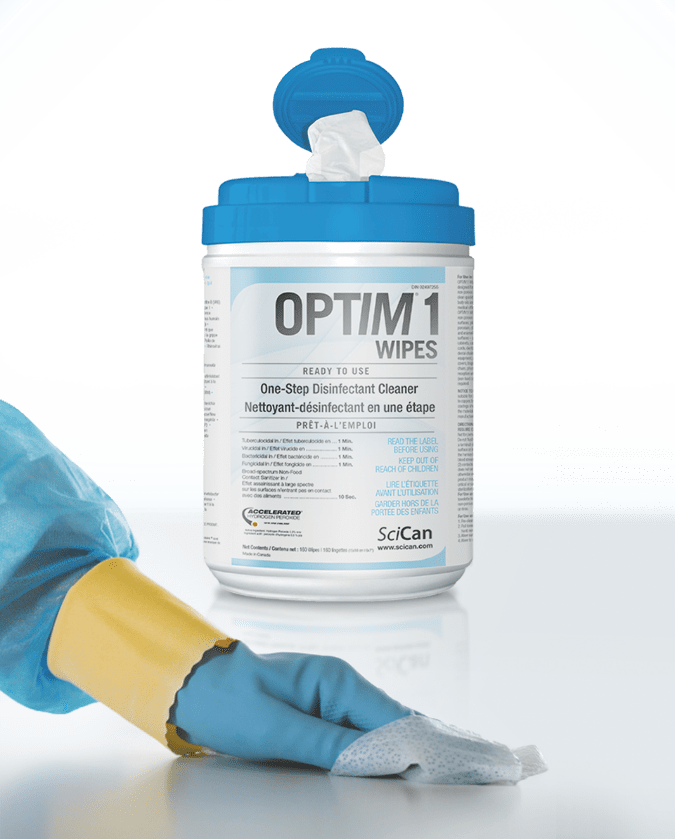 Cleaning & Disinfecting Wipes OPTIM 1 160 pcs/ Canister