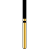 DIATECH Diamond FG Instrument Gold Plated (P/5) Cylinder/Black - G837-314-016-8-MLX