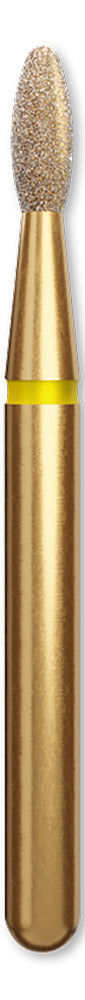 DIATECH Diamond FG Instrument Gold Plated (P/5) Egg/Black - G379-314-023-5-MLX