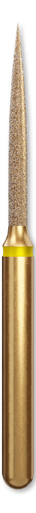 DIATECH Diamond FG Instrument Gold Plated (P/5) G863-314-014-10-F - Flame/Red