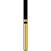 DIATECH Diamond FG Instrument Gold Plated (P/5) G886K-314-018-9.5-ML