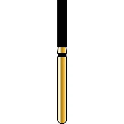 DIATECH Diamond FG Instrument Gold Plated (P/5) G886K-314-018-9.5-ML