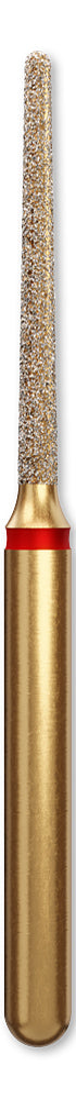 DIATECH Diamond FG Instrument Gold Plated (P/5) Round End Taper/Blue - G850-314-012-10-ML