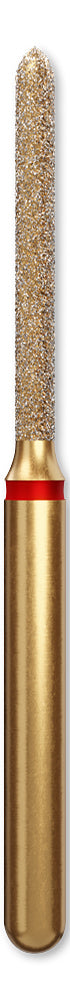 DIATECH Diamond FG Instrument Gold Plated (P/5) Torpedo/Blue - G879-314-016-10-ML