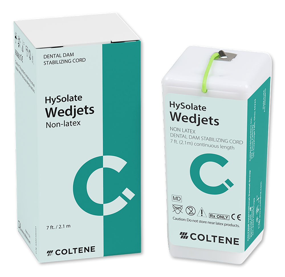 HYGENIC Wedjets Non-Latex Large Aqua Blue (7 Ft./ 2.1 m), 1 pc