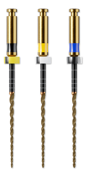 HyFlex EDM Finishing Set Files 25mm (40/04, 50/03 ,60/02), 3pcs