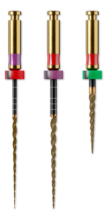 HyFlex EDM Shaping Set Simple Files 25mm (25/12, 10/05, 25/~), 3Pcs