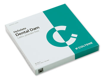 HySolate Dental Dam Latex Medium Light 6'' x 6'' (152 x 152 mm),36 pcs