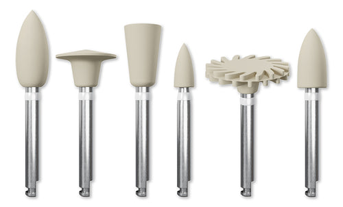 KENDA Maximus 1-Step Diamond Polishers for Composite and Hydbird-Ceramic, Assorment,RA,6pcs