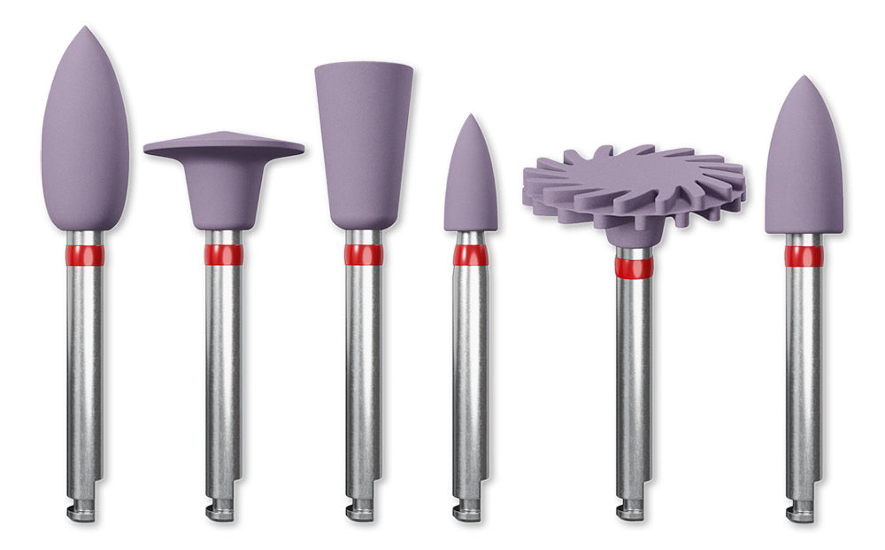 KENDA Nobilis Diamond Polishers for Composite and Ceramic, Assortment,RA,6pcs
